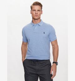 Снимка на Polo Ralph Lauren Тениска с яка и копчета 710666998007 Син Custom Slim Fit