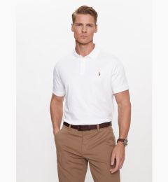 Снимка на Polo Ralph Lauren Тениска с яка и копчета 710713130003 Бял Custom Slim Fit