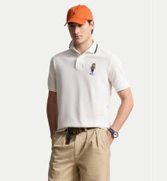 Снимка на Polo Ralph Lauren Тениска с яка и копчета 710867574004 Бял Classic Fit