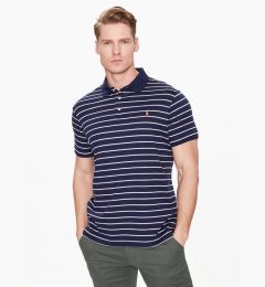 Снимка на Polo Ralph Lauren Тениска с яка и копчета 710870545002 Тъмносин Slim Fit