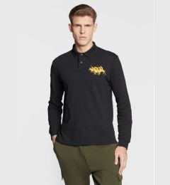 Снимка на Polo Ralph Lauren Тениска с яка и копчета 710880188 Черен Custom Slim Fit