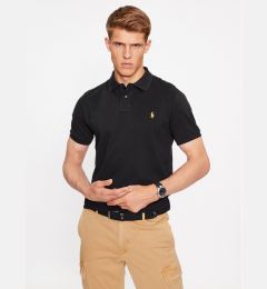 Снимка на Polo Ralph Lauren Тениска с яка и копчета 710880327001 Черен Custom Fit