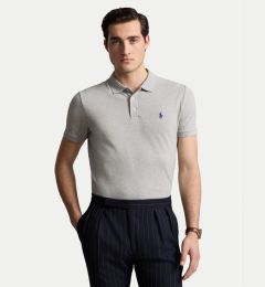 Снимка на Polo Ralph Lauren Тениска с яка и копчета 710941439004 Сив Regular Fit