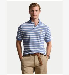 Снимка на Polo Ralph Lauren Тениска с яка и копчета 710941863001 Син Custom Slim Fit