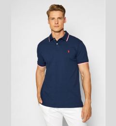 Снимка на Polo Ralph Lauren Тениска с яка и копчета Classics 710842621003 Тъмносин Slim Fit