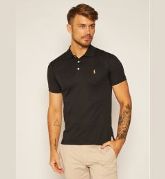 Снимка на Polo Ralph Lauren Тениска с яка и копчета Ssl-Knt 710685514002 Черен Slim Fit