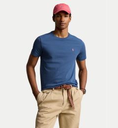 Снимка на Polo Ralph Lauren Тишърт 710671438373 Син Custom Slim Fit