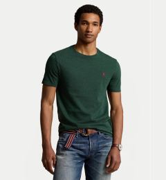 Снимка на Polo Ralph Lauren Тишърт 710671438392 Зелен Custom Slim Fit