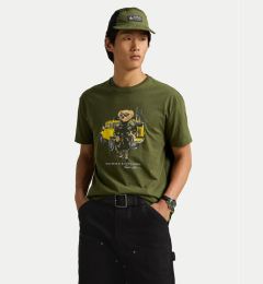 Снимка на Polo Ralph Lauren Тишърт 710854497042 Зелен Regular Fit