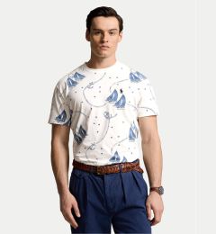 Снимка на Polo Ralph Lauren Тишърт 710941547001 Екрю Classic Fit