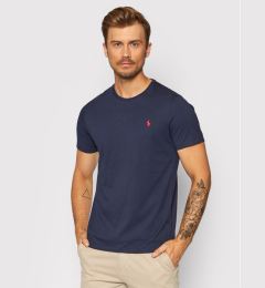 Снимка на Polo Ralph Lauren Тишърт Bsr 710680785 Тъмносин Custom Slim Fit