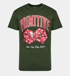 Снимка на Primitive Тишърт Payday PAPFA2301 Зелен Regular Fit