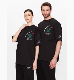 Снимка на Puma Тишърт Unisex Uptown Graphic 537972 Черен Relaxed Fit