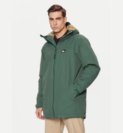 Снимка на Quiksilver Парка Overcast 3K EQYJK04087 Зелен Regular Fit