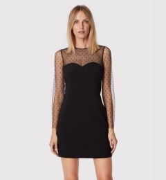 Снимка на Red Valentino Коктейлна рокля 1R3VAES5 Черен Slim Fit