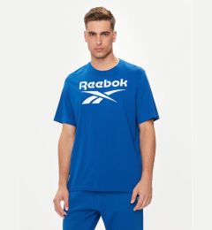 Снимка на Reebok Тишърт Big Stacked Logo 100071174 Тъмносин Regular Fit