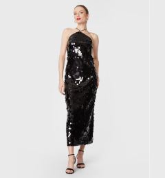 Снимка на ROTATE Коктейлна рокля Big Sequins RT2247 Черен Slim Fit