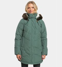 Снимка на Roxy Пухено яке Ellie Jk Otlr ERJJK03554 Зелен Regular Fit