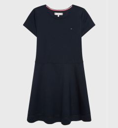 Снимка на Tommy Hilfiger Ежедневна рокля Punto Skater KG0KG07022 M Тъмносин Regular Fit