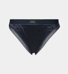 Снимка на Tommy Hilfiger Класически дамски бикини Bikini Satin UW0UW04822 Син