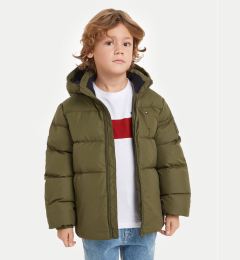 Снимка на Tommy Hilfiger Пухено яке Essential KB0KB08341 Зелен Regular Fit