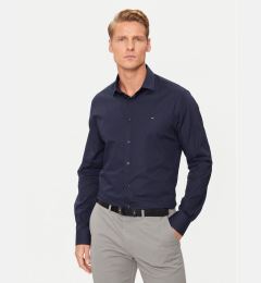 Снимка на Tommy Hilfiger Риза MW0MW38347 Тъмносин Slim Fit