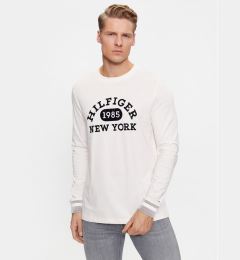 Снимка на Tommy Hilfiger Тениска с дълъг ръкав Collegiate MW0MW32591 Бял Regular Fit