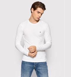 Снимка на Tommy Hilfiger Тениска с дълъг ръкав MW0MW10804 Бял Slim Fit