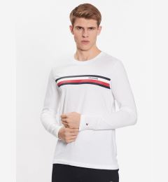 Снимка на Tommy Hilfiger Тениска с дълъг ръкав MW0MW32366 Бял Slim Fit