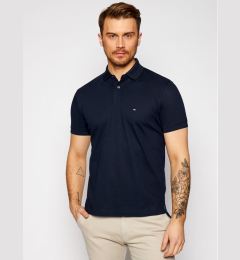 Снимка на Tommy Hilfiger Тениска с яка и копчета 1985 MW0MW17770 Тъмносин Regular Fit