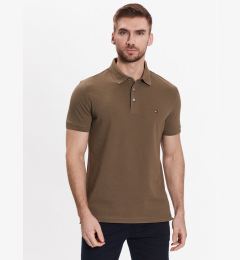 Снимка на Tommy Hilfiger Тениска с яка и копчета 1985 MW0MW17771 Зелен Slim Fit