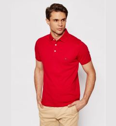 Снимка на Tommy Hilfiger Тениска с яка и копчета 1985 MW0MW17771 Червен Slim Fit