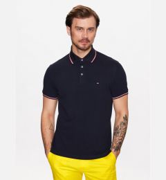 Снимка на Tommy Hilfiger Тениска с яка и копчета 1985 Rwb Tipped MW0MW30750 Тъмносин Slim Fit