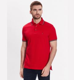 Снимка на Tommy Hilfiger Тениска с яка и копчета 1985 Rwb Tipped MW0MW30750 Червен Slim Fit