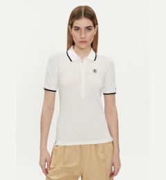 Снимка на Tommy Hilfiger Тениска с яка и копчета WW0WW41288 Екрю Slim Fit