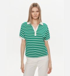 Снимка на Tommy Hilfiger Тениска с яка и копчета WW0WW41889 Зелен Relaxed Fit