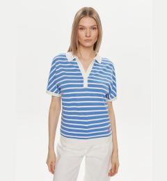 Снимка на Tommy Hilfiger Тениска с яка и копчета WW0WW41889 Син Relaxed Fit