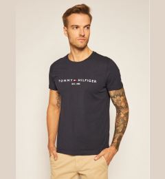 Снимка на Tommy Hilfiger Тишърт Core Logo Tee MW0MW11465 Тъмносин Slim Fit