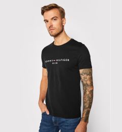 Снимка на Tommy Hilfiger Тишърт Core Logo Tee MW0MW11465 Черен Slim Fit