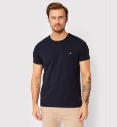 Снимка на Tommy Hilfiger Тишърт Core Stretch MW0MW27539 Тъмносин Slim Fit