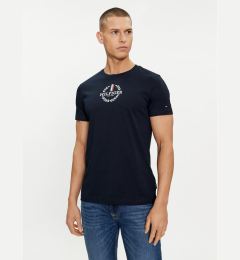 Снимка на Tommy Hilfiger Тишърт Global Stripe MW0MW34388 Тъмносин Regular Fit