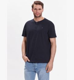 Снимка на Tommy Hilfiger Тишърт Henley UM0UM02803 Тъмносин Regular Fit