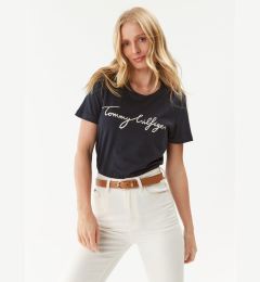 Снимка на Tommy Hilfiger Тишърт Heritage Graphic Tee WW0WW24967 Тъмносин Regular Fit