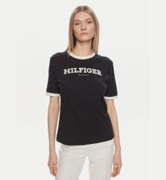 Снимка на Tommy Hilfiger Тишърт Monotype WW0WW41208 Тъмносин Regular Fit