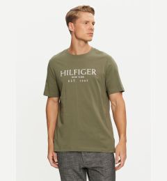 Снимка на Tommy Hilfiger Тишърт MW0MW36499 Зелен Regular Fit