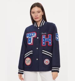 Снимка на Tommy Hilfiger Яке бомбър Collegiate Wool Blend Varsity WW0WW40479 Тъмносин Regular Fit