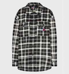 Снимка на Tommy Jeans Curve Риза Check DW0DW15123 Черен Relaxed Fit