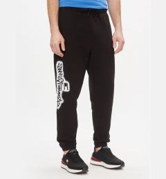 Снимка на Tommy Jeans Долнище анцуг Tjm Reg Tommy Spray Sweatpant DM0DM18376 Черен Regular Fit