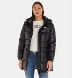 Снимка на Tommy Jeans Пухено яке Alaska DW0DW16573 Черен Regular Fit