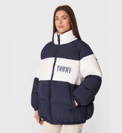 Снимка на Tommy Jeans Пухено яке Fashion DW0DW14306 Тъмносин Oversize